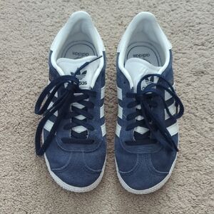 Adidas Navy and White Classic Sneakers